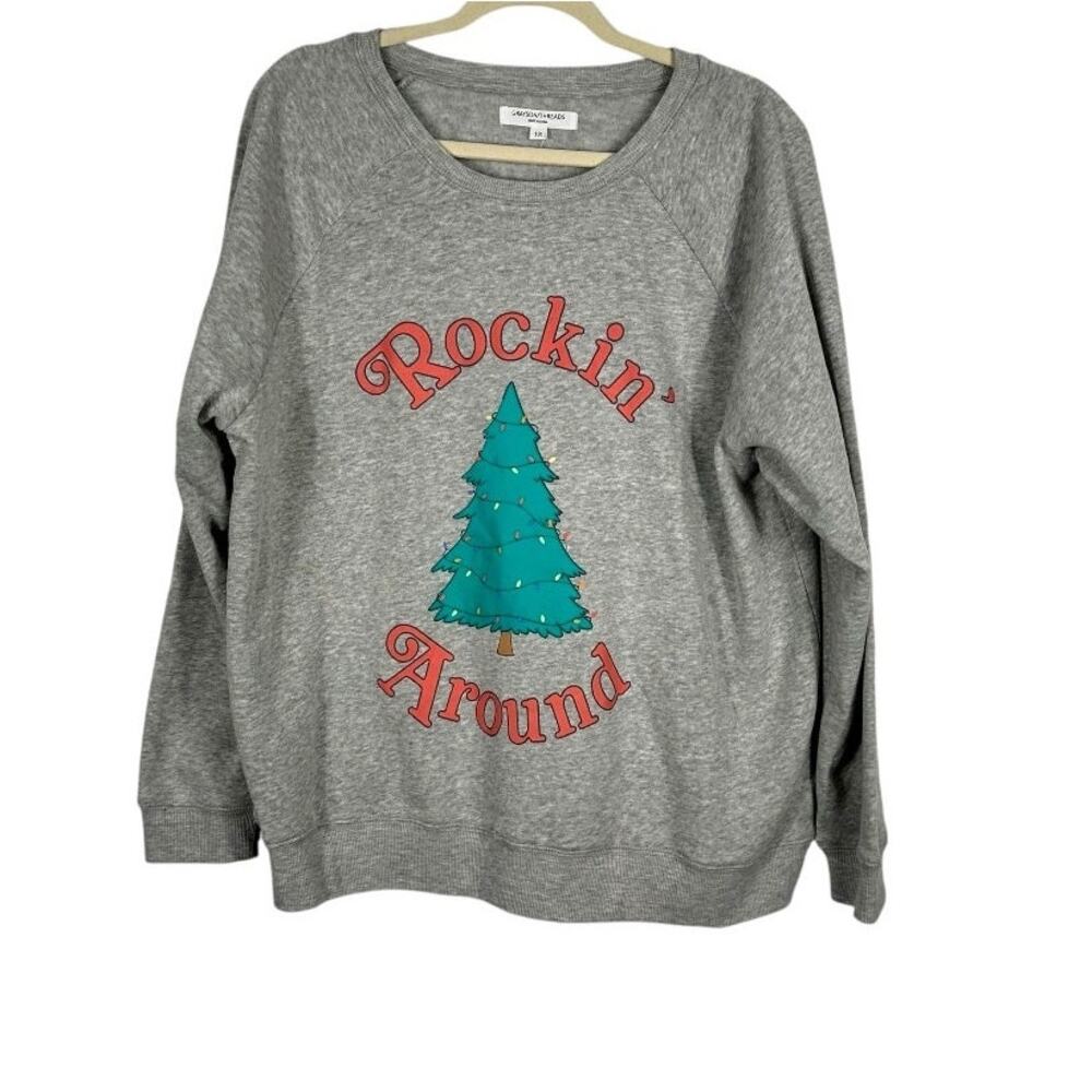 Grayson Threads Rockin’ Around the Christmas Tree Sweatshirt Size 2X